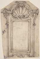 Free download Design for an Altarpiece Frame Decorated with Volutes and a Sea-Shell. free photo or picture to be edited with GIMP online image editor