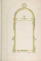 Free download Design for a Pier-glass with Arched Head and Palmette Terminations free photo or picture to be edited with GIMP online image editor
