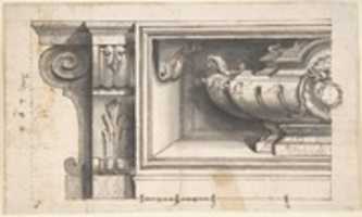 Free download Design for a Sarcophagus or an Urn in a Niche free photo or picture to be edited with GIMP online image editor