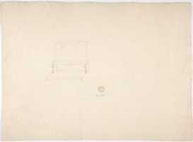 Free download Design for a Suite of Furniture, A Double-sided Sofa, Two Chairs and Two Armchairs (Verso: sketch for shelves and a mirror) free photo or picture to be edited with GIMP online image editor