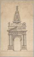Free download Design for a Triumphal Arch free photo or picture to be edited with GIMP online image editor