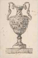 Free download Design for a Vase (recto); Sketch of Small Vase (verso) free photo or picture to be edited with GIMP online image editor