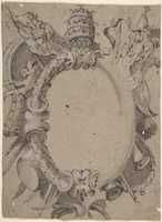 Free download Design for Cartouche with Banners, Drums, Leaves and a Womans Head with Tiara. free photo or picture to be edited with GIMP online image editor