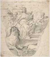 Free download Design for Panel:  Allegorical Figure of Europe free photo or picture to be edited with GIMP online image editor