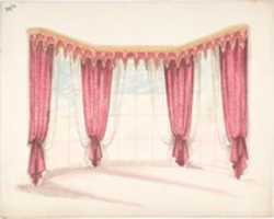 Free download Design for Red Curtains with a Red and Gold Pelmet free photo or picture to be edited with GIMP online image editor