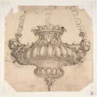 Free download Design for Suspended Censer with Winged Cherub Heads at Chain Fastenings. free photo or picture to be edited with GIMP online image editor