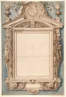Free download Design for the Frame of a Funerary Plaque free photo or picture to be edited with GIMP online image editor