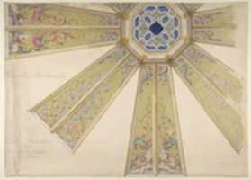 Free download Design for the Interior Cupola of a Domed Chapel, Farnborough, England free photo or picture to be edited with GIMP online image editor