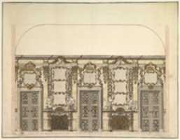 Free download Design for the Salon of the Pleasure Pavilion, Favorita, at Ludwigsburg, 1718 free photo or picture to be edited with GIMP online image editor
