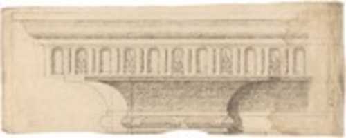 Free download Design for the Upper Part of an Entablature free photo or picture to be edited with GIMP online image editor