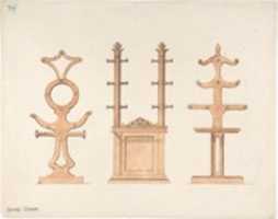 Free download Design for Three Hat or Coat Racks free photo or picture to be edited with GIMP online image editor