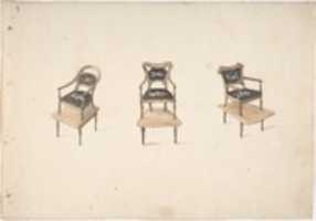 Free download Design for Three Small Elevated Armchairs free photo or picture to be edited with GIMP online image editor