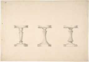Free download Design for Three Stools with Columnar Supports free photo or picture to be edited with GIMP online image editor