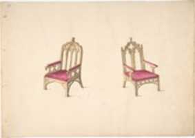 Free download Design for Two Gothic Style Armchairs free photo or picture to be edited with GIMP online image editor