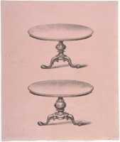 Free download Design for Two Round-topped Pedestal Tables free photo or picture to be edited with GIMP online image editor