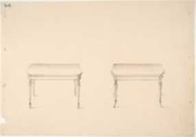 Free download Design for Two Small Tables with Tapered Columnar Legs free photo or picture to be edited with GIMP online image editor