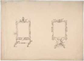 Free download Design for Two Tabletop Mirrors with Military Ornament free photo or picture to be edited with GIMP online image editor