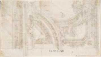 Free download Designs for a Painted Overdoors (recto).  Sketchs (verso) free photo or picture to be edited with GIMP online image editor