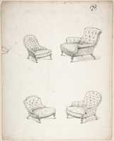 Free download Designs for Four Upholstered Chairs free photo or picture to be edited with GIMP online image editor