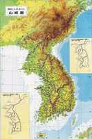 Free download detailed-elevation-map-of-south-korea-with-roads free photo or picture to be edited with GIMP online image editor