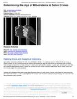 Free download Determining The Age Of Bloodstains To Solve Crimes Chem Views Magazine Chemistry Views 2 free photo or picture to be edited with GIMP online image editor