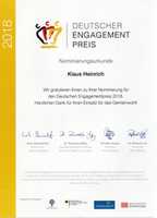 Free download Deutscher Engagements Preis Urkunde free photo or picture to be edited with GIMP online image editor