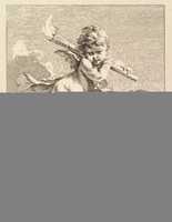 Free download Deux amours, lun porte un flambeau, lautre un arc (Two Cupids, One Carrying a Torch, Another a Bow), from Premier Livre de Groupes dEnfans (First Book of Groups of Children) free photo or picture to be edited with GIMP online image editor