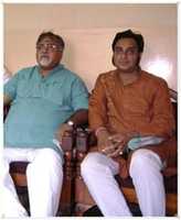 Free download Devarshi Roy Choudhury with Dr. Partha Chatterjee free photo or picture to be edited with GIMP online image editor