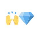 Skrin Diamond Hands untuk sambungan kedai web Chrome dalam OffiDocs Chromium