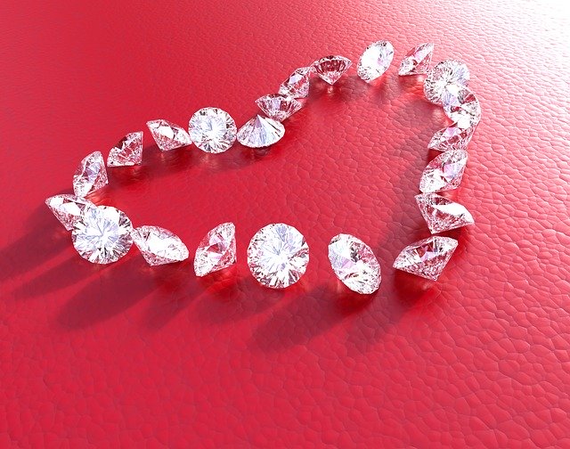 Free download diamonds heart white love free picture to be edited with GIMP free online image editor