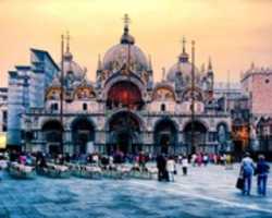 Free download Digital Cartoon of St. Marks Basilica in Venice, Italy free photo or picture to be edited with GIMP online image editor