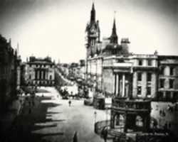 Free download Digital Charcoal Drawing of Castlegate in Aberdeen free photo or picture to be edited with GIMP online image editor