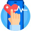 Digital Health Manager  screen for extension Chrome web store in OffiDocs Chromium