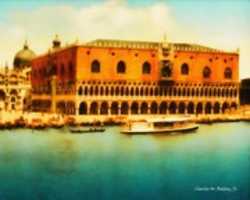 Téléchargement gratuit Peinture d'empâtement numérique du Palais des Doges à Venise photo ou image gratuite à éditer avec l'éditeur d'images en ligne GIMP