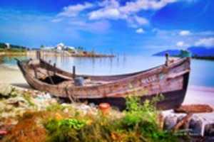 Free download Digital Oil Painting of a Boat in Langkawi free photo or picture to be edited with GIMP online image editor