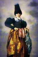 Free download Digital Oil Painting of a Woman from Tyrol free photo or picture to be edited with GIMP online image editor
