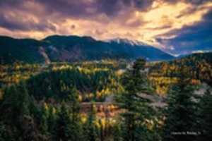 Free download Digital Oil Painting of Fog on the Flathead River free photo or picture to be edited with GIMP online image editor