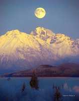 Free download Digital Oil Painting of Lake Clark by Charles W. Bailey, Jr. free photo or picture to be edited with GIMP online image editor