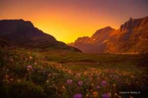 Free download Digital Oil Painting of Logan Pass free photo or picture to be edited with GIMP online image editor