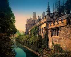 Free download Digital Oil Painting of Magdalen College, University of Oxford free photo or picture to be edited with GIMP online image editor
