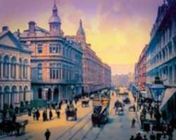 Free download Digital Oil Painting of Royal Avenue in Belfast free photo or picture to be edited with GIMP online image editor