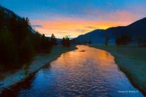 Free download Digital Oil Painting of the Madison River free photo or picture to be edited with GIMP online image editor