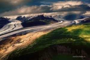 Free download Digital Oil Painting of the Regal Glacier free photo or picture to be edited with GIMP online image editor