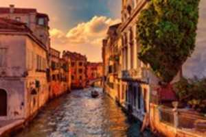 Free download Digital Oil Pastel Drawing of a Venice Canal free photo or picture to be edited with GIMP online image editor