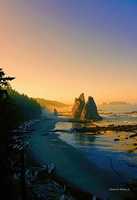 Free download Digital Oil Pastel Drawing of Rialto Beach free photo or picture to be edited with GIMP online image editor