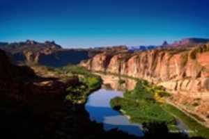 Free download Digital Oil Pastel Drawing of the Colorado River Near Moab free photo or picture to be edited with GIMP online image editor