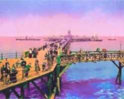 Kostenloser Download Digital Pastel Drawing of a Jetty in Margate, England, kostenloses Foto oder Bild zur Bearbeitung mit dem GIMP-Online-Bildbearbeitungsprogramm