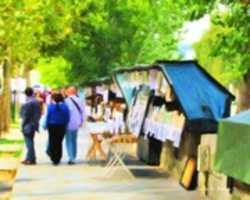 Free download Digital Pastel Drawing of Booksellers Stalls on the Left Bank of the Seine free photo or picture to be edited with GIMP online image editor