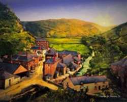Free download Digital Pastel Drawing of Boscastle in Cornwall free photo or picture to be edited with GIMP online image editor
