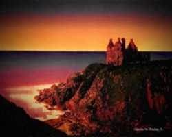 Free download Digital Pastel Drawing of Dunsky Castle free photo or picture to be edited with GIMP online image editor